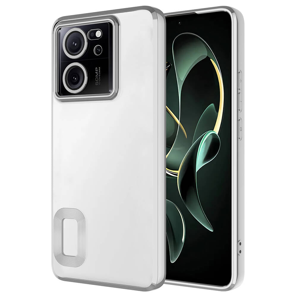 Xiaomi Mi 13T Pro Uyumlu Kılıf Kamera Korumalı Logo Gösteren Zore Omega Kapak
