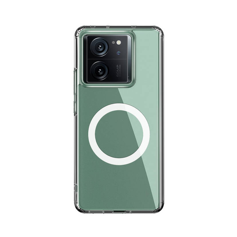 Xiaomi Mi 13T Pro Uyumlu Kılıf Sert PC Arka Yüzey Wireless Şarj Özellikli Zore Flet M-safe Kapak