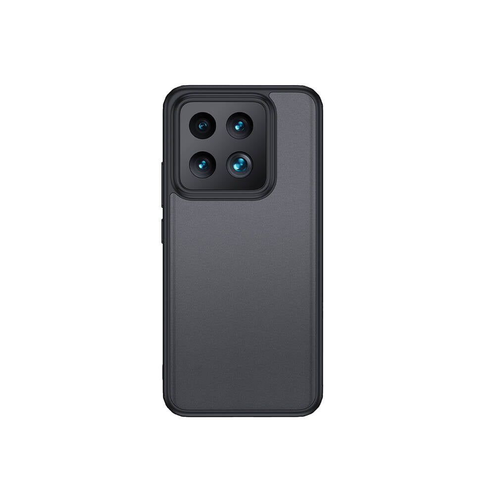 Xiaomi Mi 14 Uyumlu Kılıf Sert PC Arka Yüzey Wireless Şarj Özellikli Zore Flet M-safe Kapak
