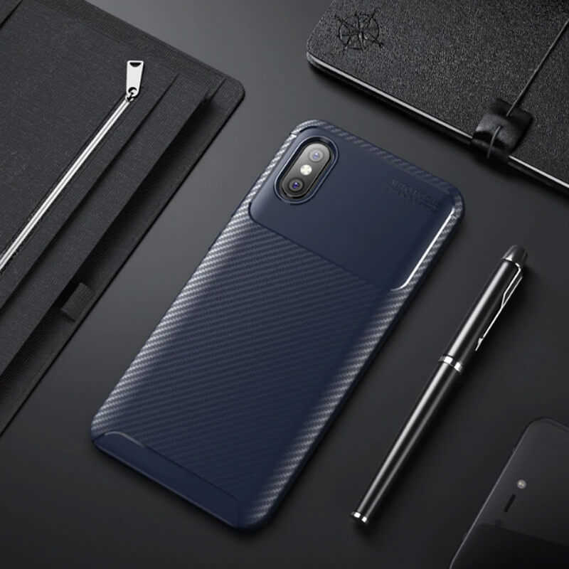 Xiaomi Mi 8 Pro Uyumlu Kılıf Zore Negro Silikon Kapak