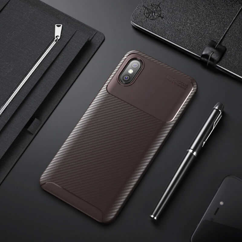 Xiaomi Mi 8 Pro Uyumlu Kılıf Zore Negro Silikon Kapak