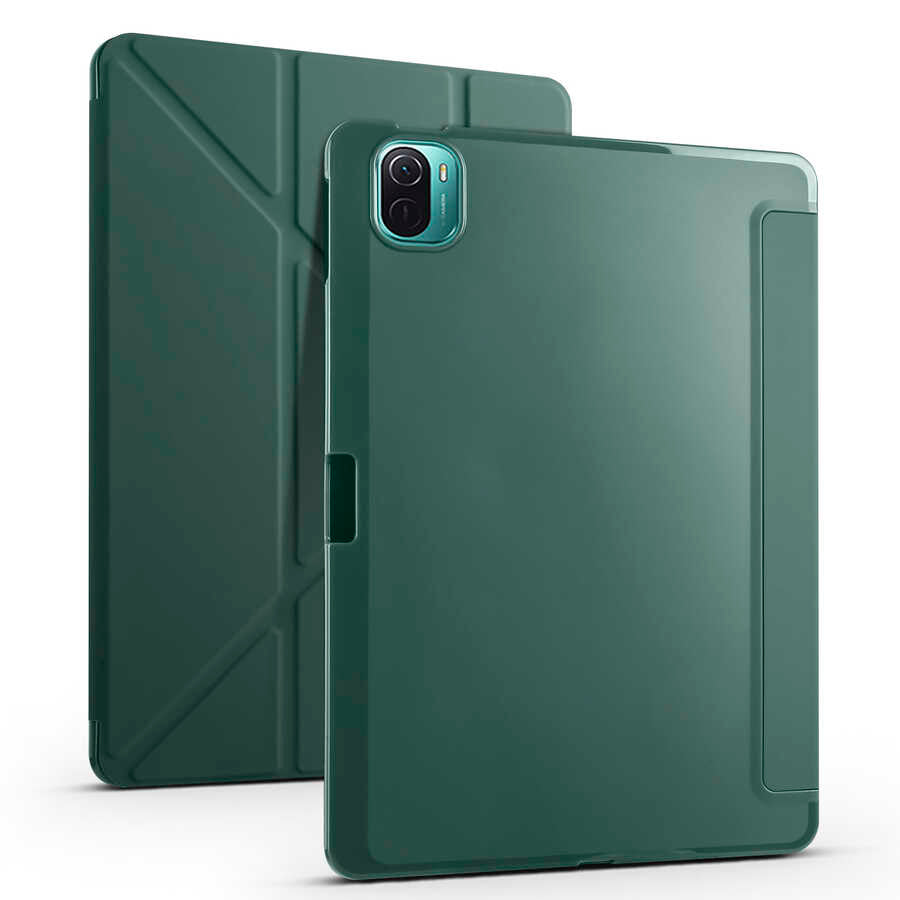 Xiaomi Mi Pad 5 Uyumlu Kılıf Zore Tri Folding Kalem Bölmeli Standlı Kılıf