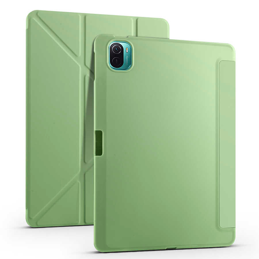 Xiaomi Mi Pad 5 Uyumlu Kılıf Zore Tri Folding Kalem Bölmeli Standlı Kılıf