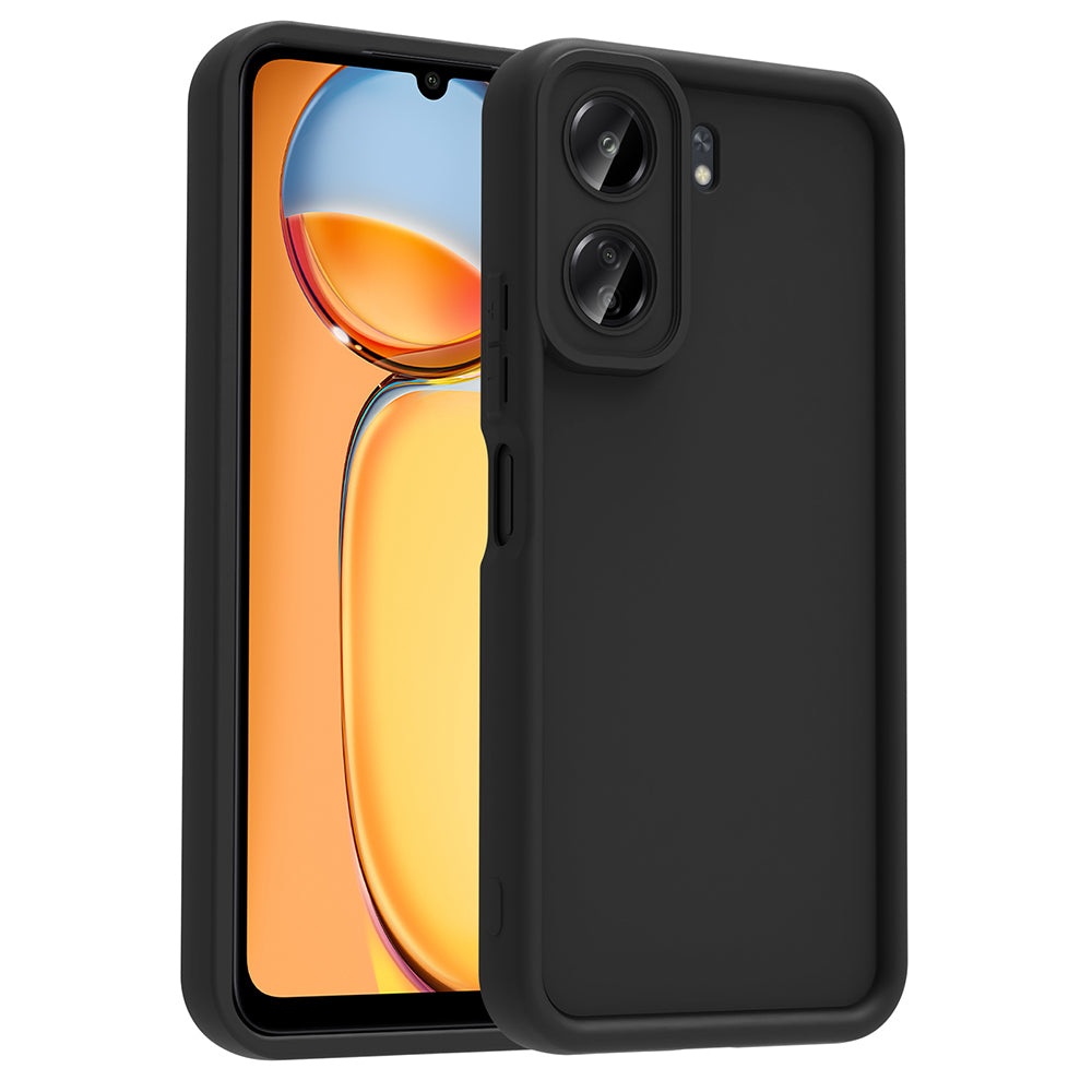 Xiaomi Poco C65 Uyumlu Kılıf Kamera Korumalı Zore Ananas Kapak