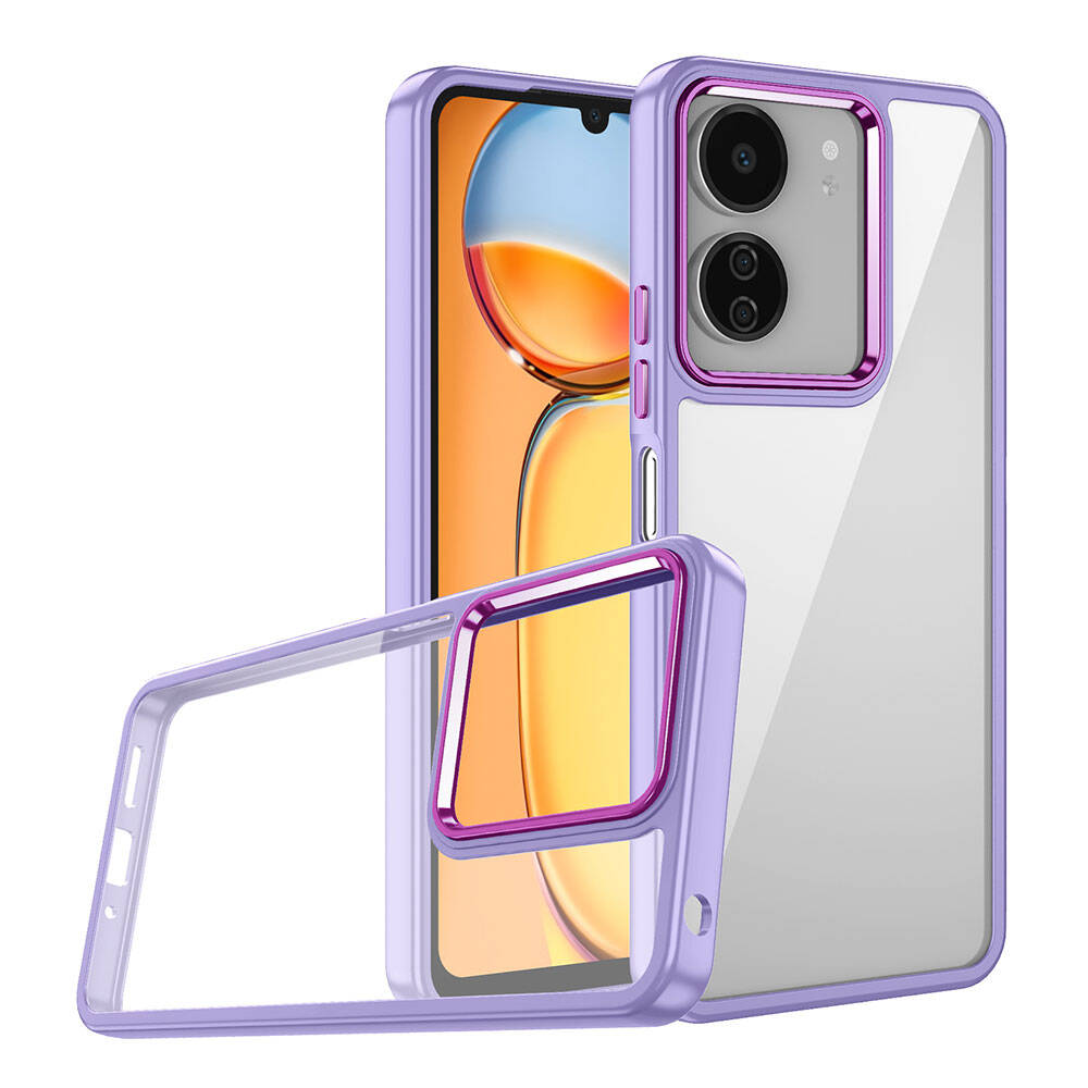 Xiaomi Poco C65 Uyumlu Kılıf Zore Flora Kapak