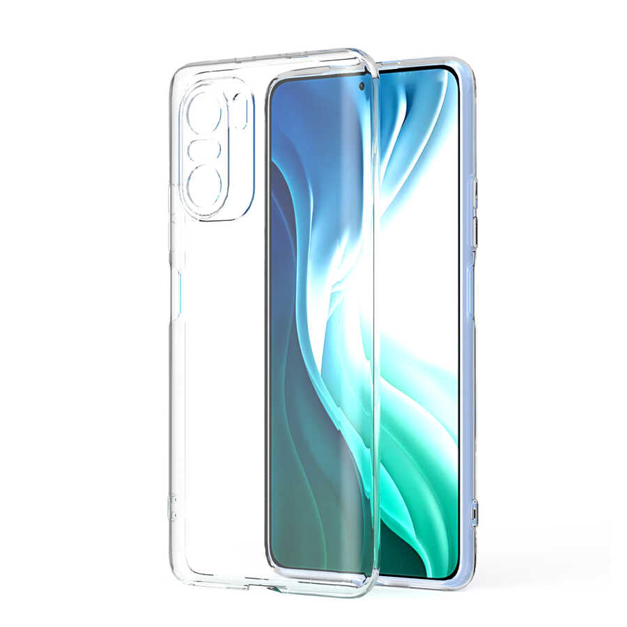Xiaomi Poco F3 Uyumlu Kılıf Zore Kamera Korumalı Süper Silikon Kapak