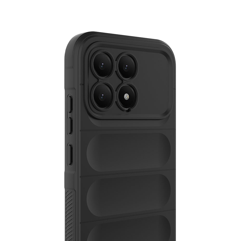 Xiaomi Poco F8 Pro Uyumlu Kılıf Esnek TPU Oyuklu Arka Yüzey Tasarımlı Zore Etnik Silikon Kapak