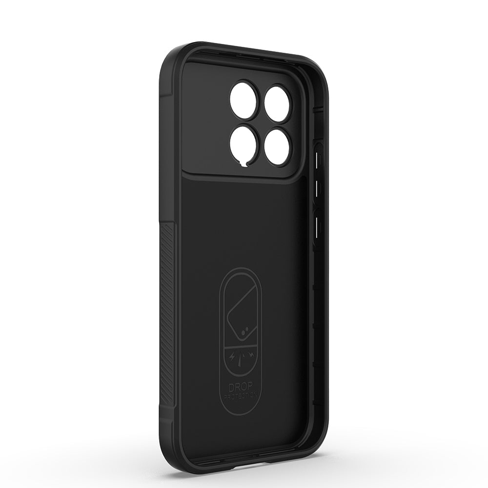 Xiaomi Poco F8 Pro Uyumlu Kılıf Esnek TPU Oyuklu Arka Yüzey Tasarımlı Zore Etnik Silikon Kapak