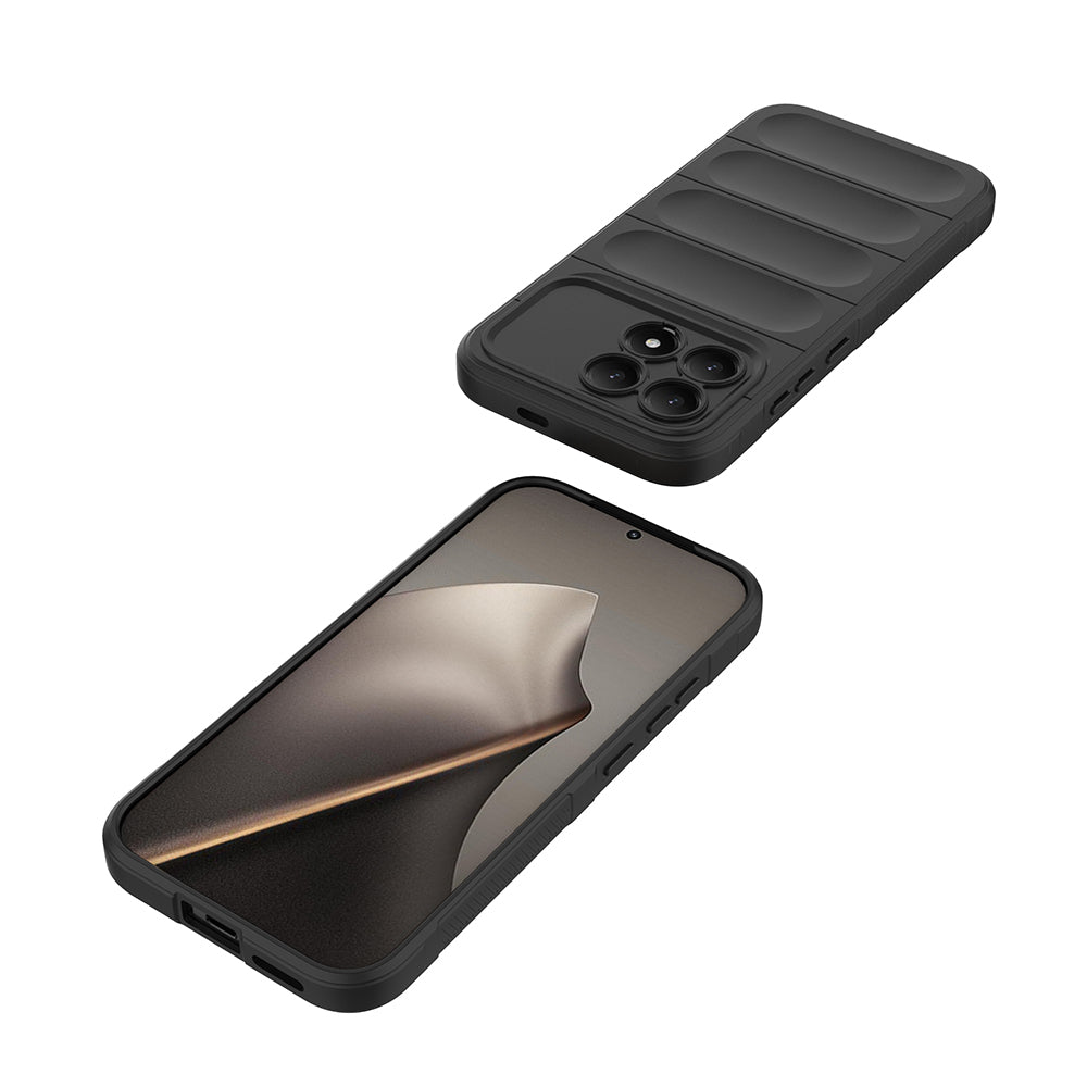 Xiaomi Poco F8 Pro Uyumlu Kılıf Esnek TPU Oyuklu Arka Yüzey Tasarımlı Zore Etnik Silikon Kapak