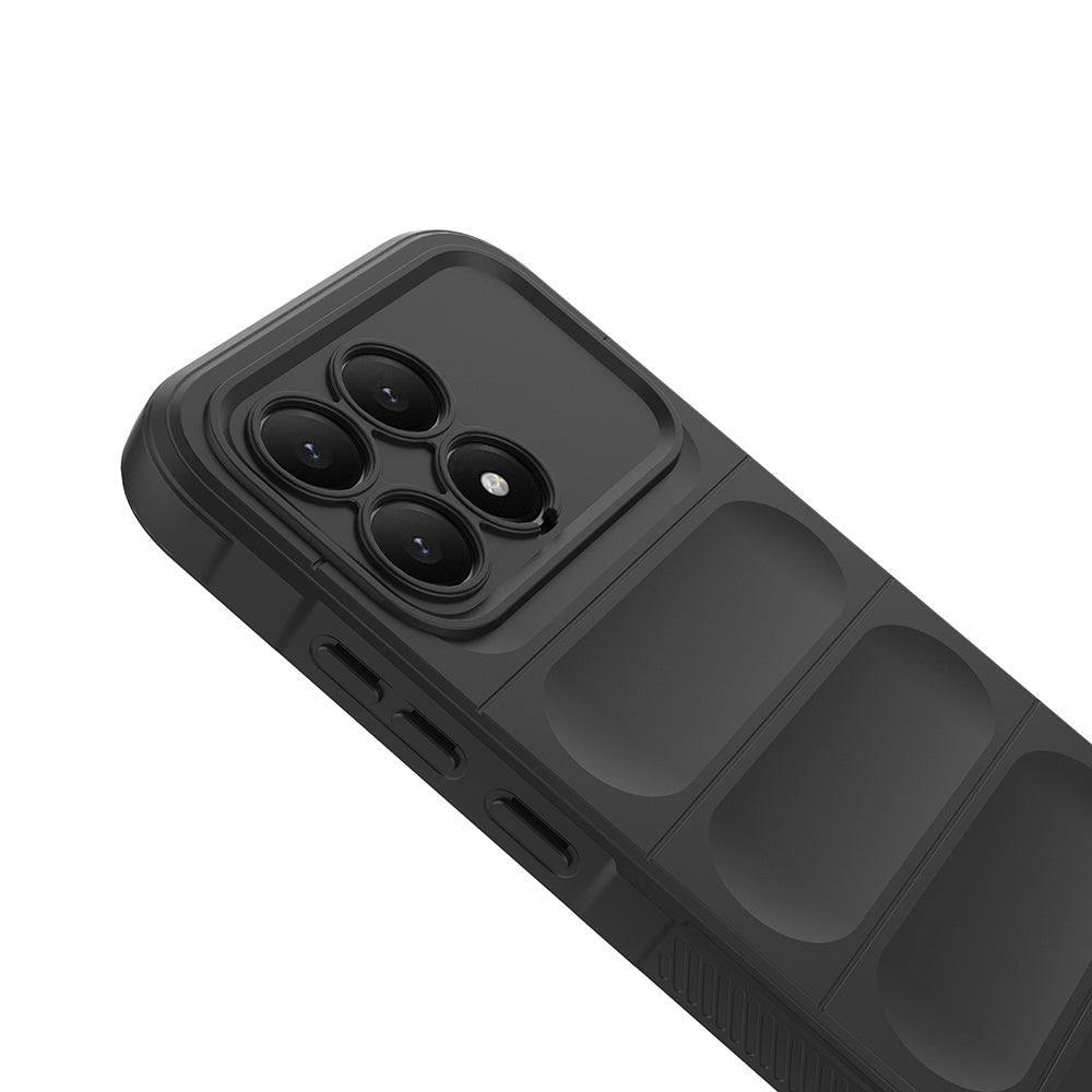 Xiaomi Poco F8 Pro Uyumlu Kılıf Esnek TPU Oyuklu Arka Yüzey Tasarımlı Zore Etnik Silikon Kapak