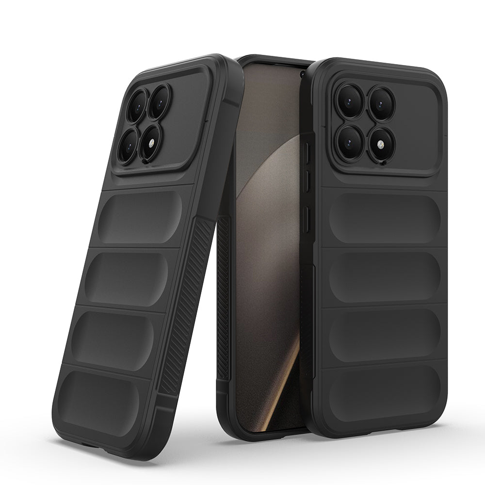 Xiaomi Poco F8 Pro Uyumlu Kılıf Esnek TPU Oyuklu Arka Yüzey Tasarımlı Zore Etnik Silikon Kapak