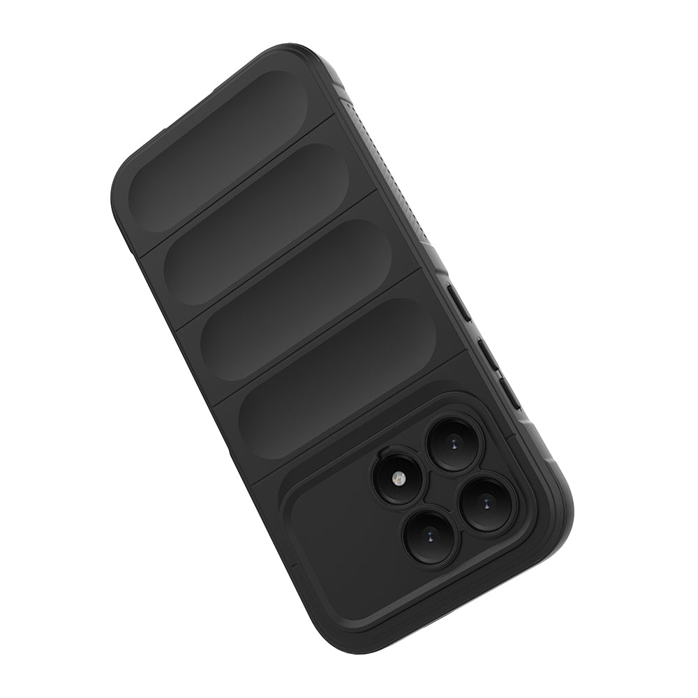 Xiaomi Poco F8 Pro Uyumlu Kılıf Esnek TPU Oyuklu Arka Yüzey Tasarımlı Zore Etnik Silikon Kapak