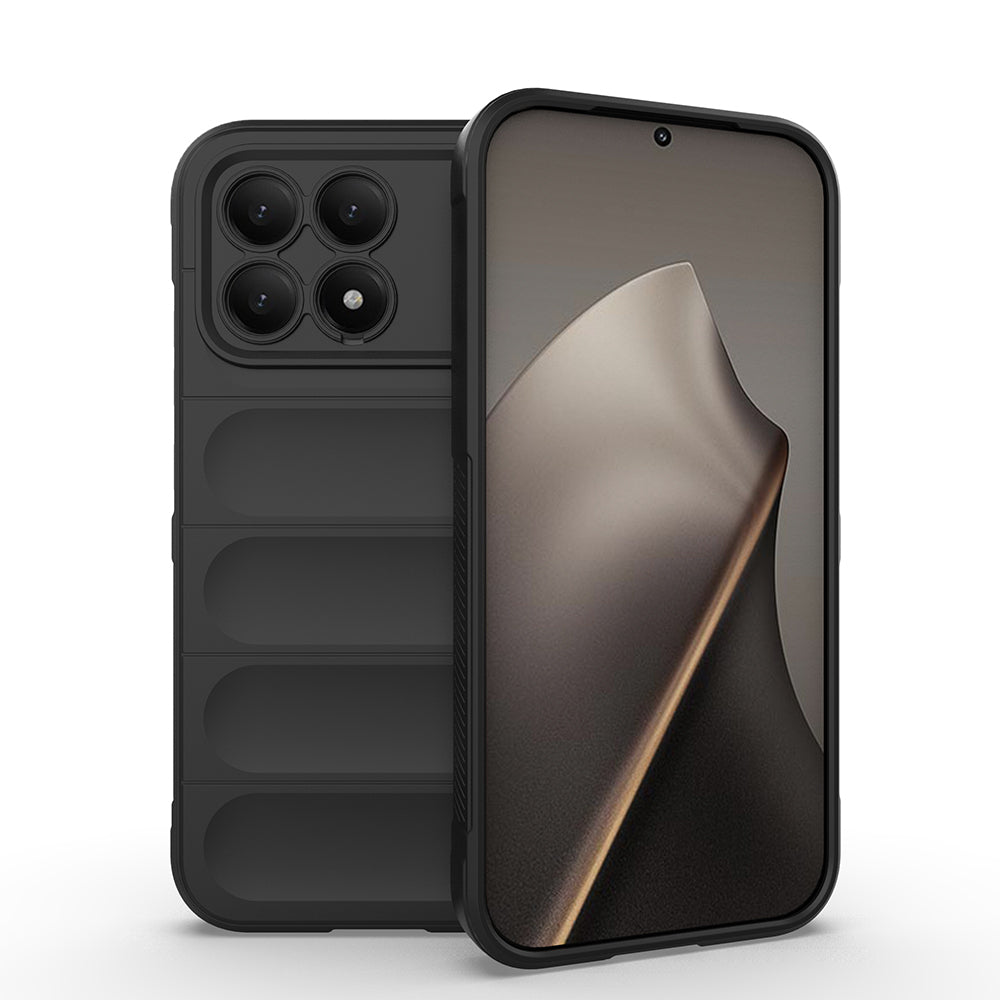 Xiaomi Poco F8 Pro Uyumlu Kılıf Esnek TPU Oyuklu Arka Yüzey Tasarımlı Zore Etnik Silikon Kapak