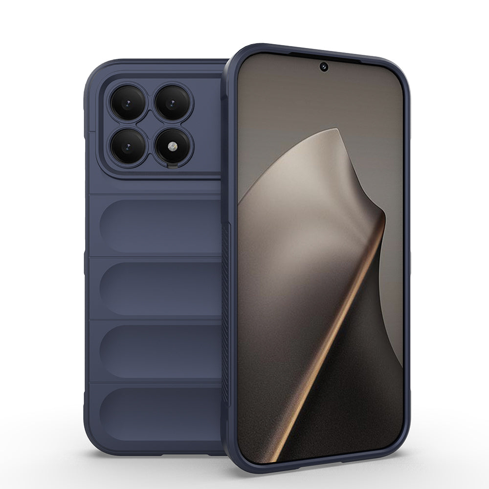 Xiaomi Poco F8 Pro Uyumlu Kılıf Esnek TPU Oyuklu Arka Yüzey Tasarımlı Zore Etnik Silikon Kapak