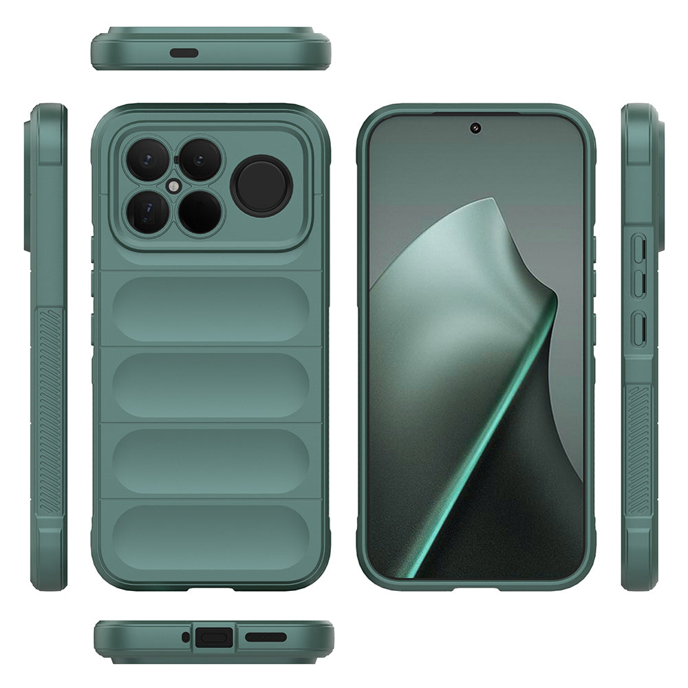Xiaomi Poco F8 Ultra Uyumlu Kılıf Esnek TPU Oyuklu Arka Yüzey Tasarımlı Zore Etnik Silikon Kapak