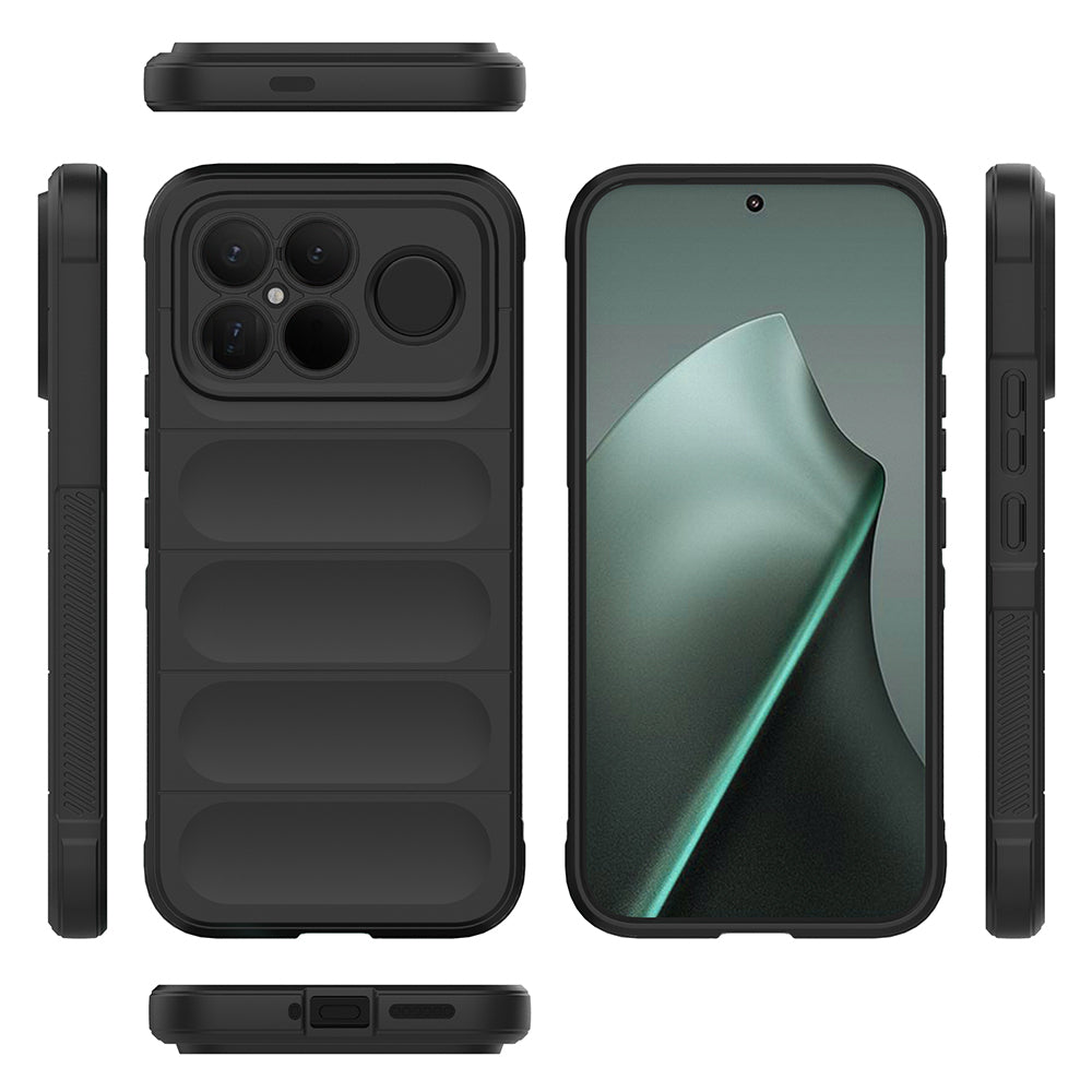Xiaomi Poco F8 Ultra Uyumlu Kılıf Esnek TPU Oyuklu Arka Yüzey Tasarımlı Zore Etnik Silikon Kapak