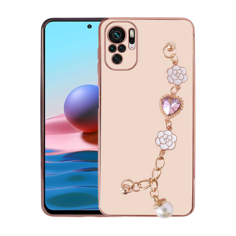 Xiaomi Poco M5S Uyumlu Kılıf El Tutamaçlı Kamera Korumalı Zore Taka Silikon Kapak