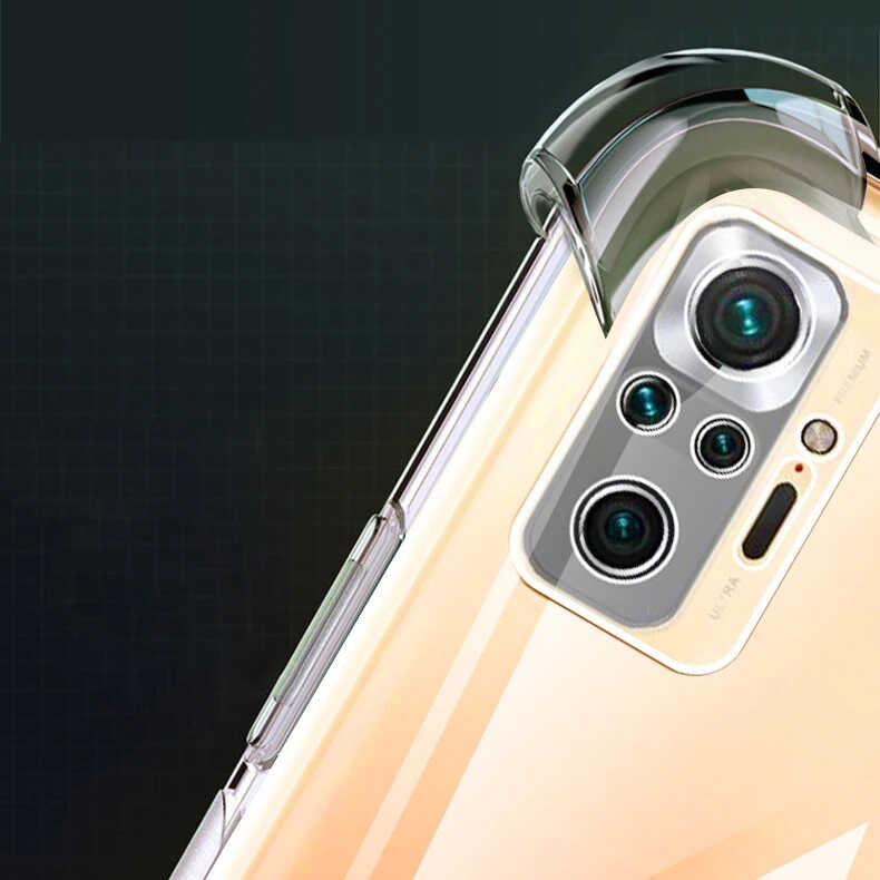 Xiaomi Poco M5S Uyumlu Kılıf Zore Kamera Korumalı Nitro Anti Shock Silikon