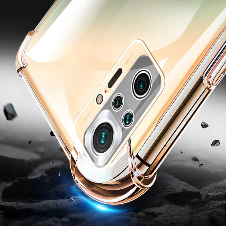 Xiaomi Poco M5S Uyumlu Kılıf Zore Kamera Korumalı Nitro Anti Shock Silikon