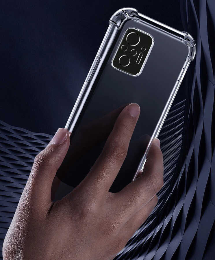 Xiaomi Poco M5S Uyumlu Kılıf Zore Kamera Korumalı Nitro Anti Shock Silikon