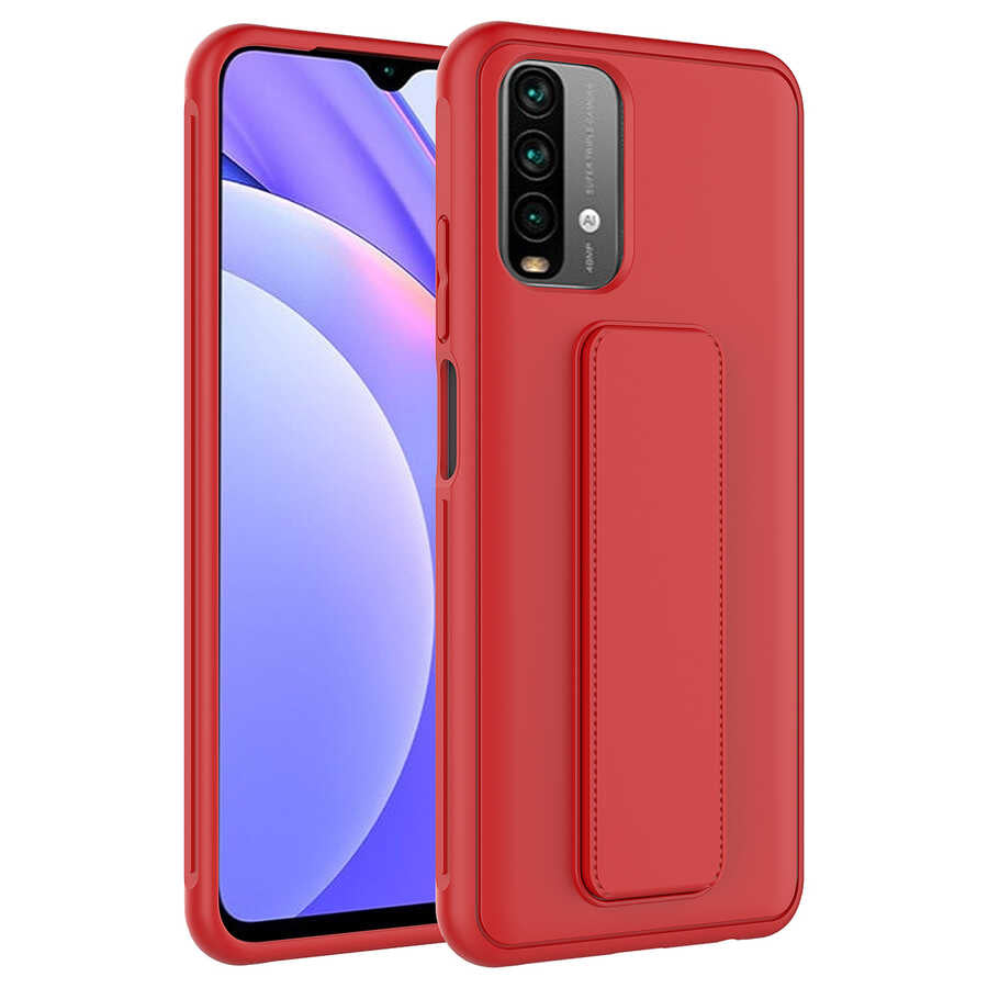 Xiaomi Poco M5S Uyumlu Kılıf Zore Qstand Kapak