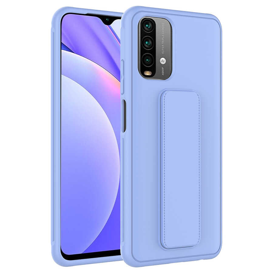 Xiaomi Poco M5S Uyumlu Kılıf Zore Qstand Kapak