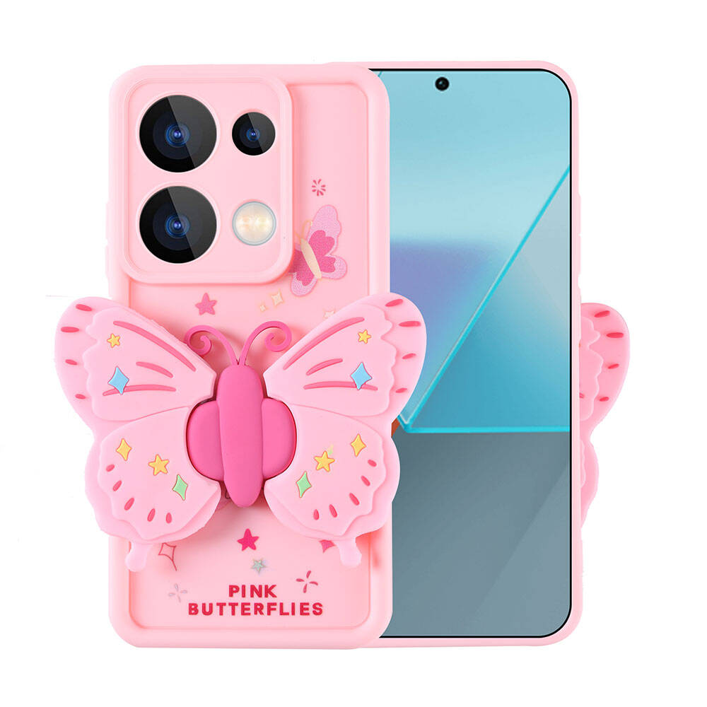 Xiaomi Poco M6 Pro 4G Uyumlu Kılıf Kamera Korumalı Figür Tasarımlı Zore Kapya Kapak