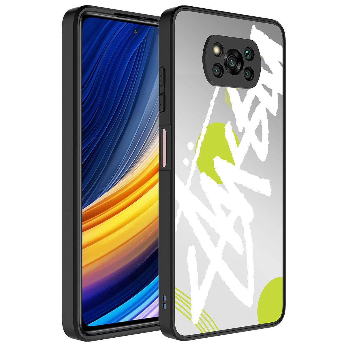 Xiaomi Poco X3 Uyumlu Kılıf Aynalı Desenli Kamera Korumalı Parlak Zore Mirror Kapak