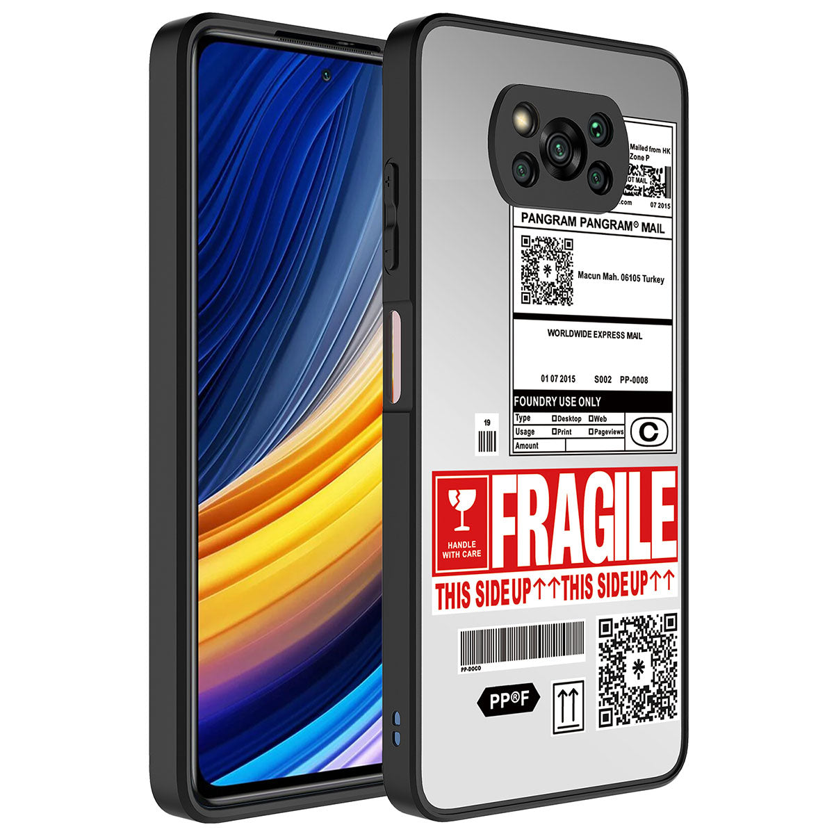 Xiaomi Poco X3 Uyumlu Kılıf Aynalı Desenli Kamera Korumalı Parlak Zore Mirror Kapak