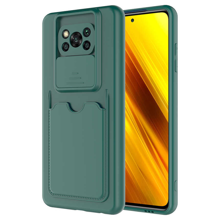 Xiaomi Poco X3 Uyumlu Kılıf Zore Kartix Kapak