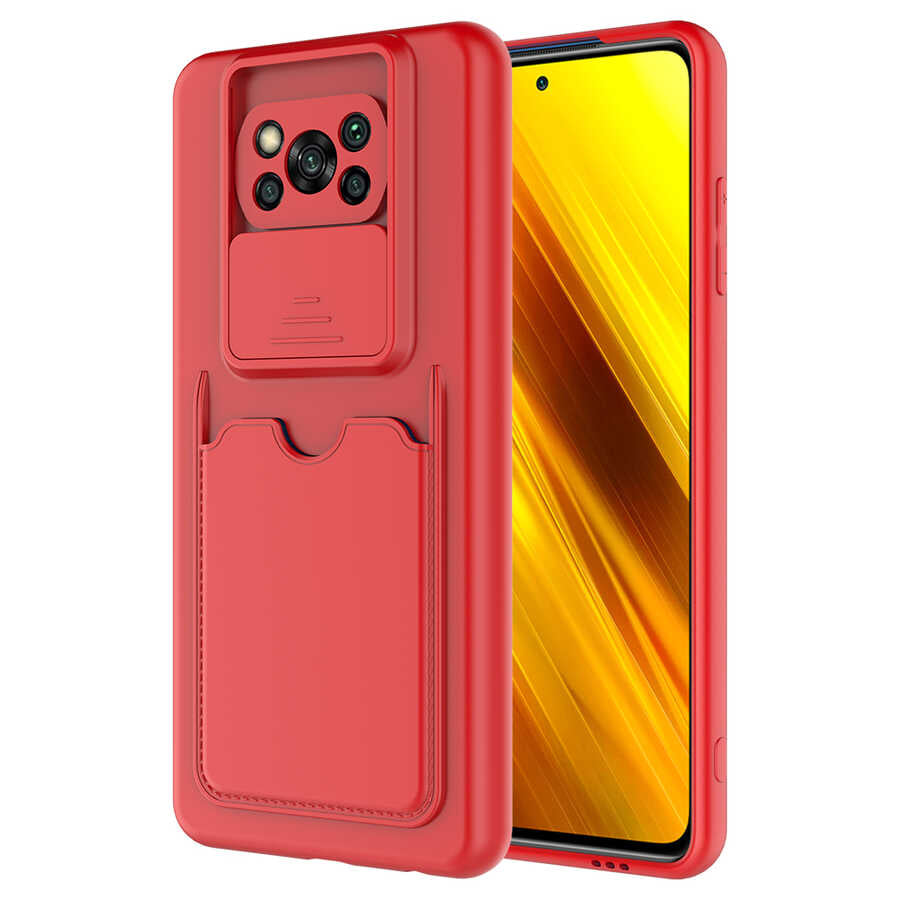 Xiaomi Poco X3 Uyumlu Kılıf Zore Kartix Kapak