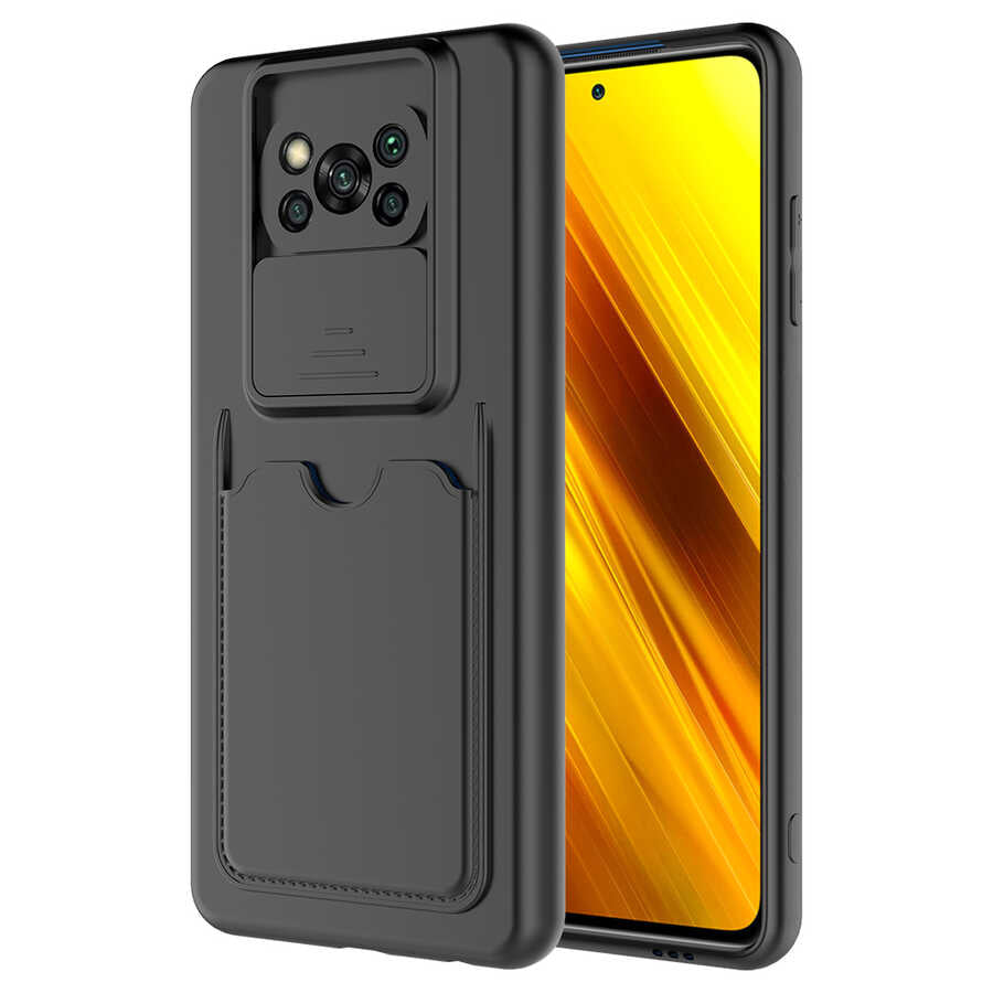 Xiaomi Poco X3 Uyumlu Kılıf Zore Kartix Kapak