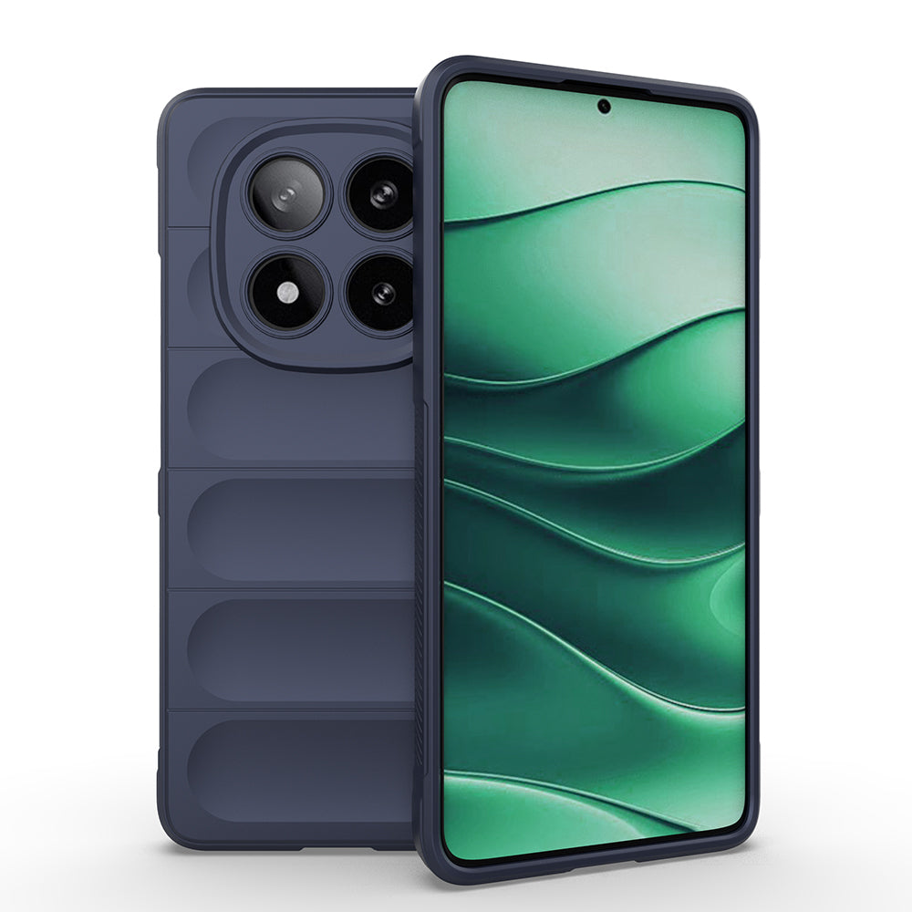 Xiaomi Poco X7 Uyumlu Kılıf Esnek TPU Oyuklu Arka Yüzey Tasarımlı Zore Etnik Silikon Kapak