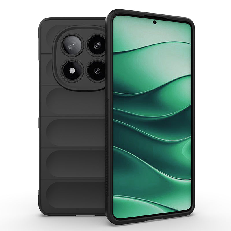 Xiaomi Poco X7 Uyumlu Kılıf Esnek TPU Oyuklu Arka Yüzey Tasarımlı Zore Etnik Silikon Kapak