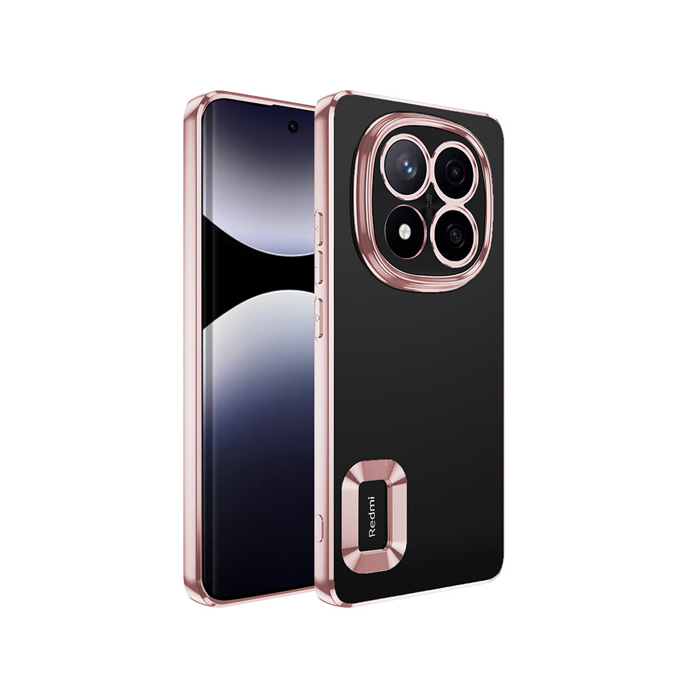 Xiaomi Poco X7 Uyumlu Kılıf Kamera Korumalı Logo Gösteren Zore Omega Kapak