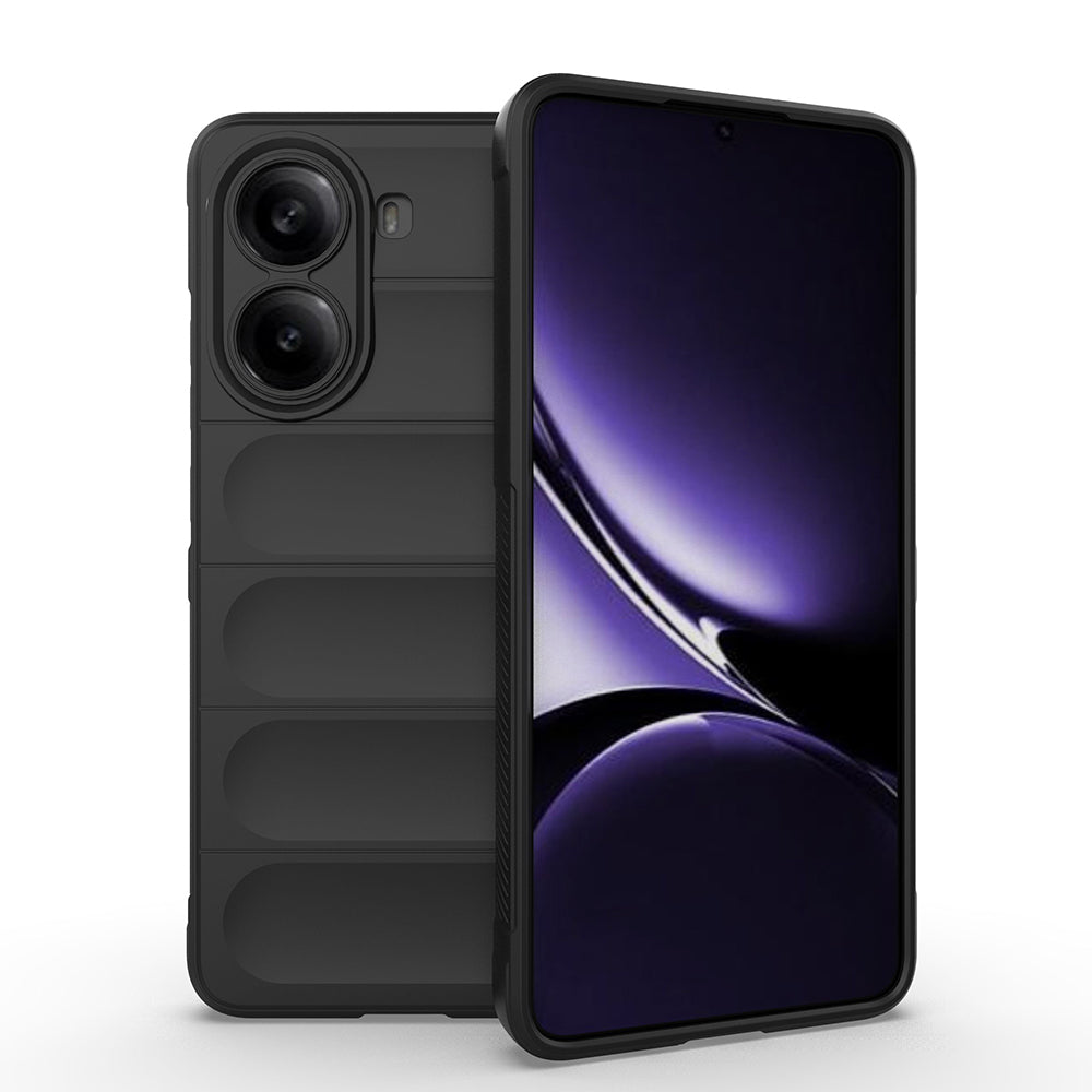 Xiaomi Poco X7 Pro Uyumlu Kılıf Esnek TPU Oyuklu Arka Yüzey Tasarımlı Zore Etnik Silikon Kapak