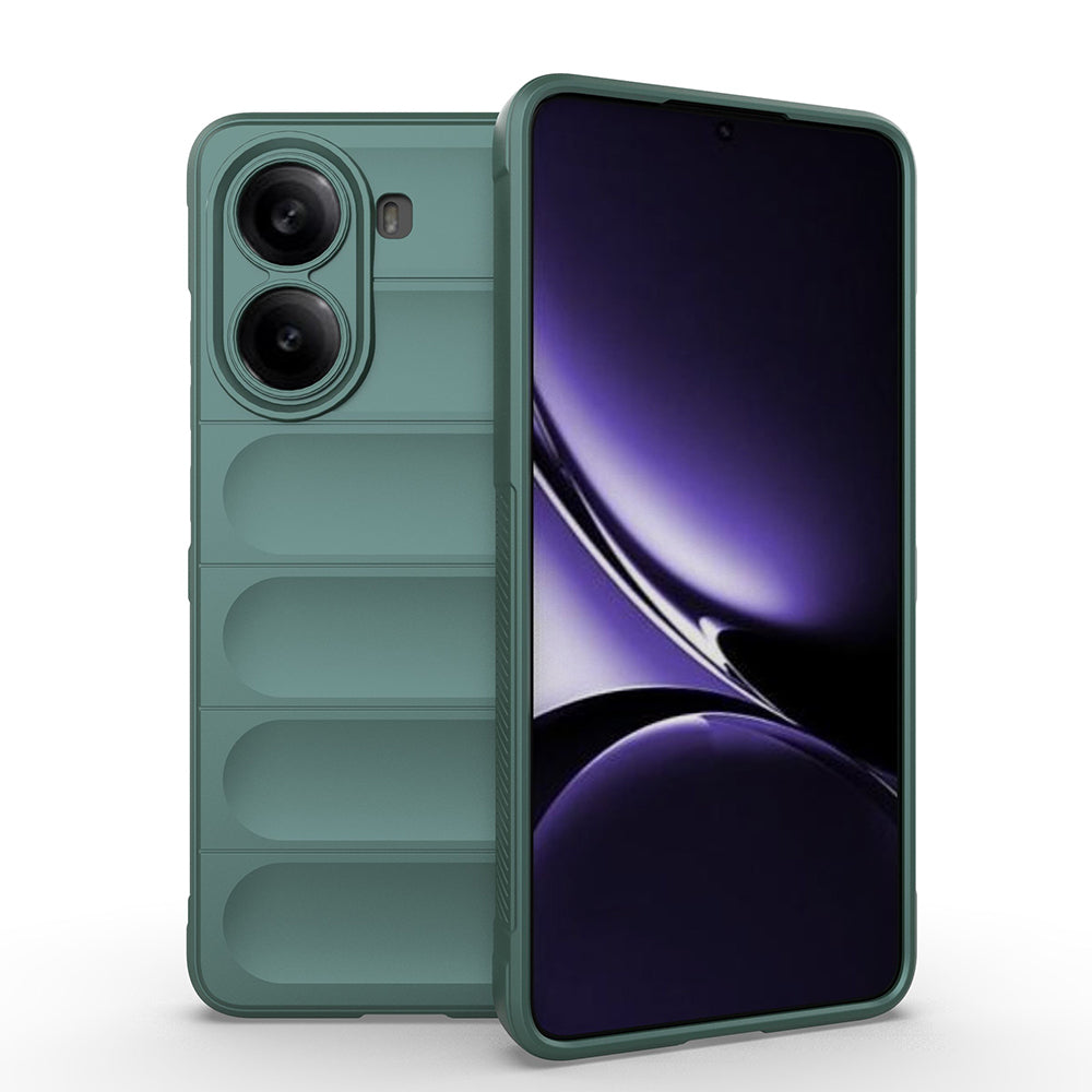 Xiaomi Poco X7 Pro Uyumlu Kılıf Esnek TPU Oyuklu Arka Yüzey Tasarımlı Zore Etnik Silikon Kapak