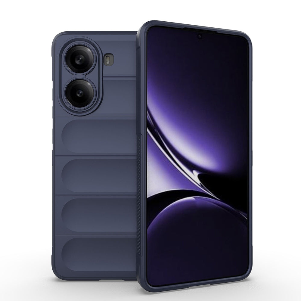 Xiaomi Poco X7 Pro Uyumlu Kılıf Esnek TPU Oyuklu Arka Yüzey Tasarımlı Zore Etnik Silikon Kapak