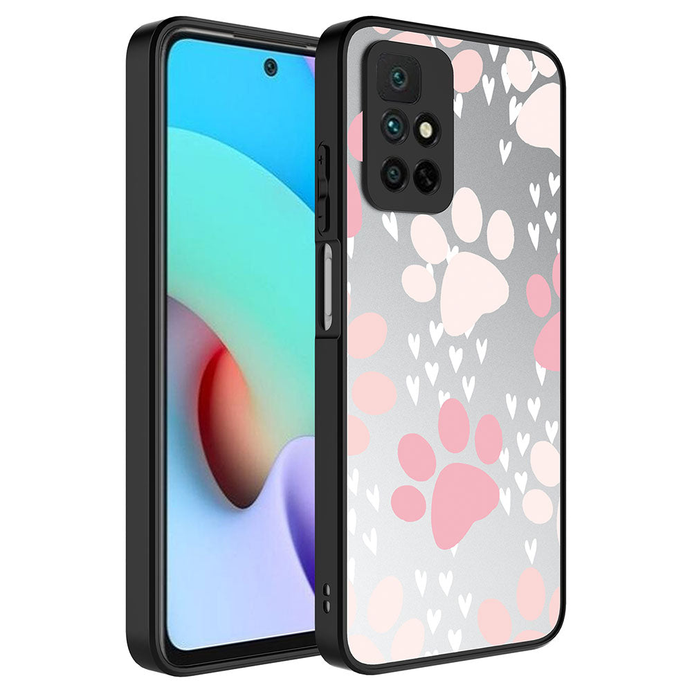 Xiaomi Redmi 10 Uyumlu Kılıf Aynalı Desenli Kamera Korumalı Parlak Zore Mirror Kapak