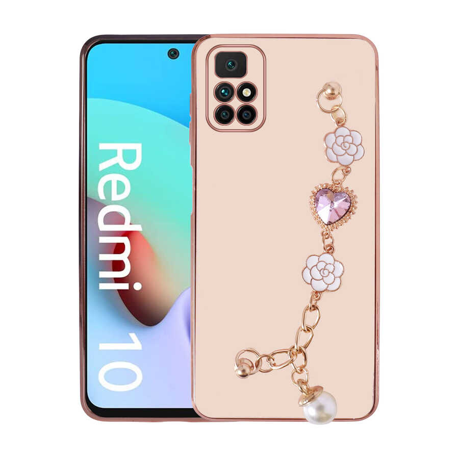 Xiaomi Redmi 10 Uyumlu Kılıf El Tutamaçlı Kamera Korumalı Zore Taka Silikon Kapak
