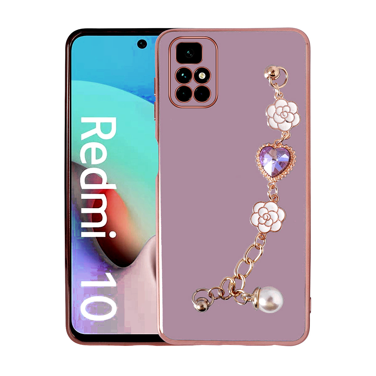 Xiaomi Redmi 10 Uyumlu Kılıf El Tutamaçlı Kamera Korumalı Zore Taka Silikon Kapak