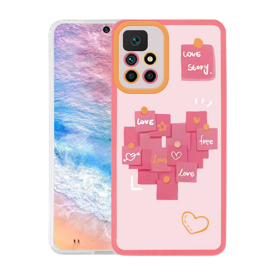Xiaomi Redmi 10 Uyumlu Kılıf Zore M-Fit Desenli Kapak