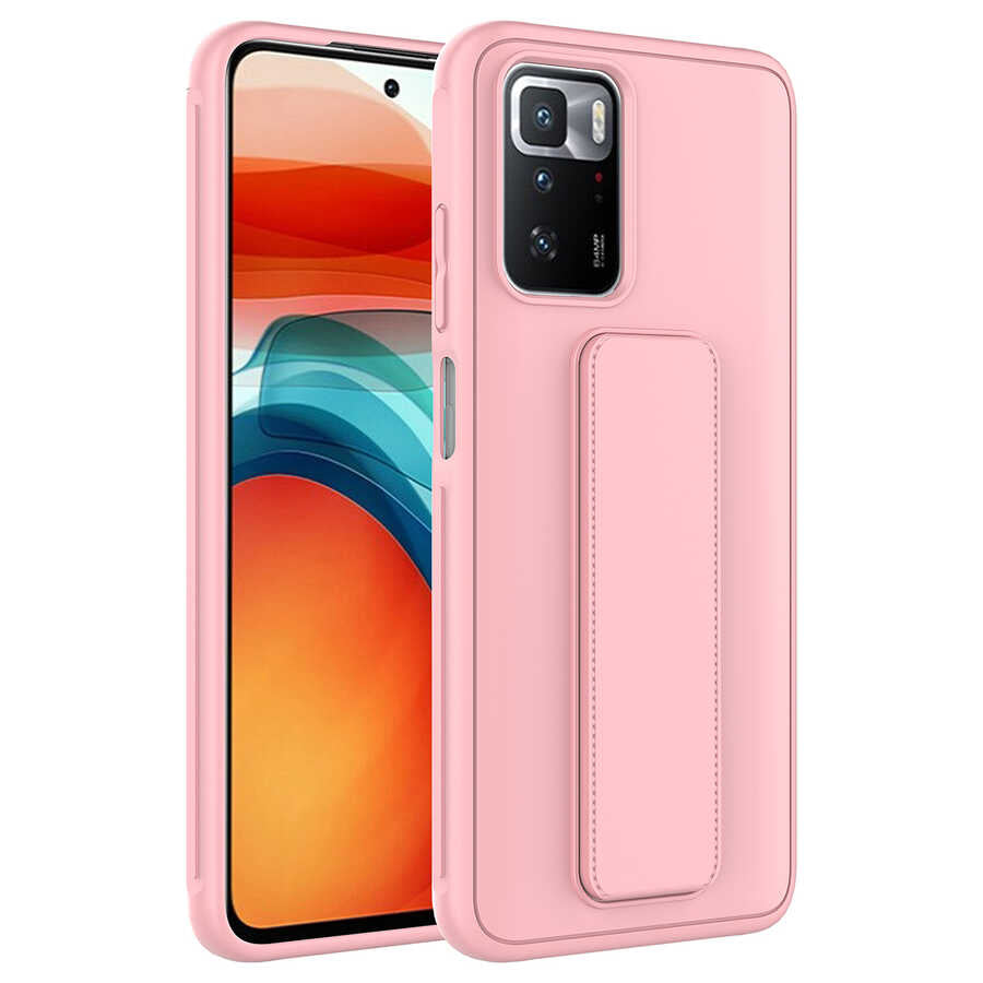 Xiaomi Redmi 10 Uyumlu Kılıf Zore Qstand Kapak