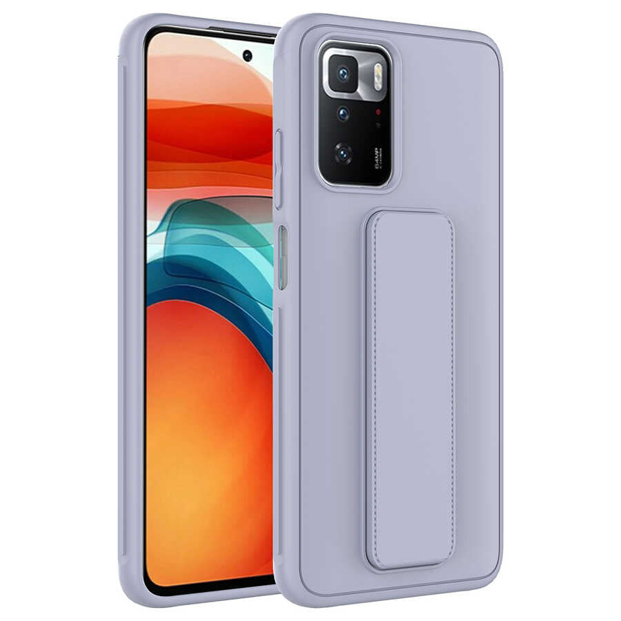 Xiaomi Redmi 10 Uyumlu Kılıf Zore Qstand Kapak