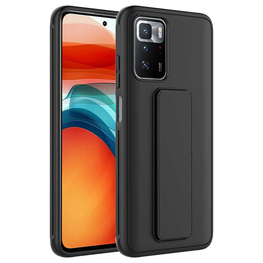 Xiaomi Redmi 10 Uyumlu Kılıf Zore Qstand Kapak