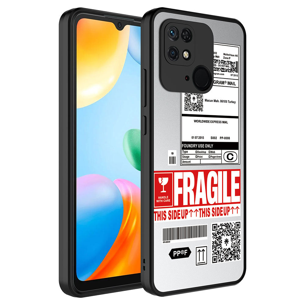 Xiaomi Redmi 10C Uyumlu Kılıf Aynalı Desenli Kamera Korumalı Parlak Zore Mirror Kapak