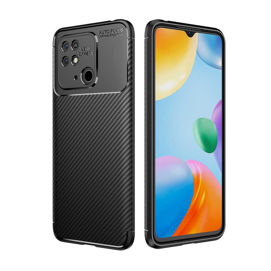 Xiaomi Redmi 10C Uyumlu Kılıf Zore Negro Silikon Kapak