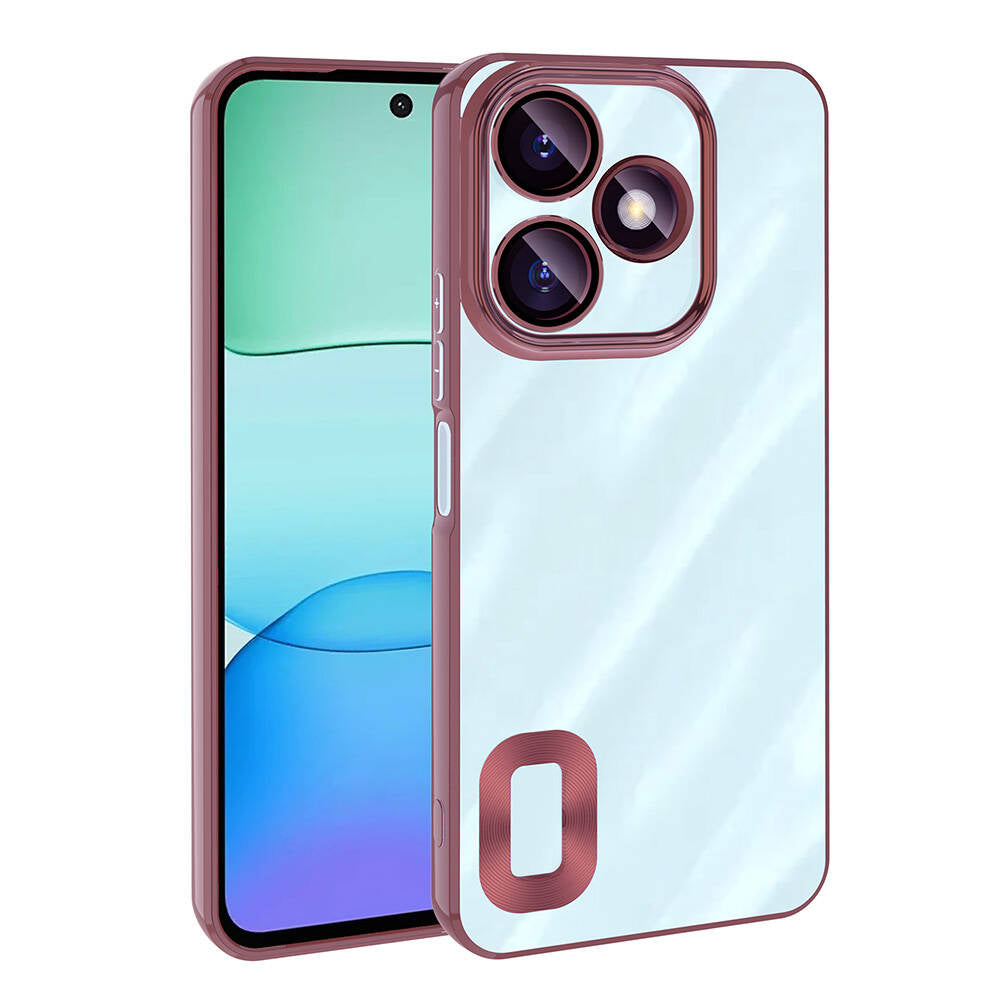 Xiaomi Redmi 13 4G Uyumlu Kılıf Kamera Korumalı Logo Gösteren Zore Omega Kapak