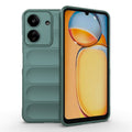 Xiaomi Redmi 13C Uyumlu Kılıf Esnek TPU Oyuklu Arka Yüzey Tasarımlı Zore Etnik Silikon Kapak