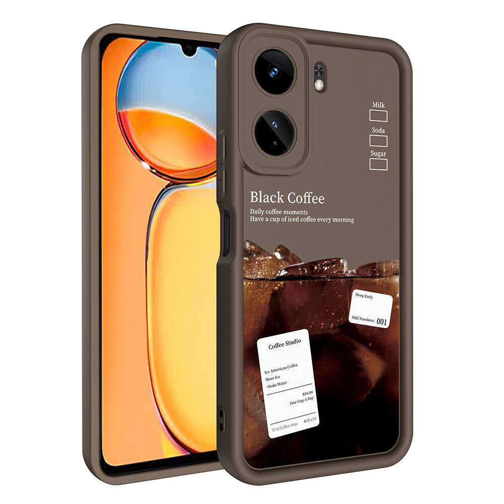 Xiaomi Redmi 13C Uyumlu Kılıf Kamera Korumalı Baskılı Arka Yüzey Zore Klas Kapak